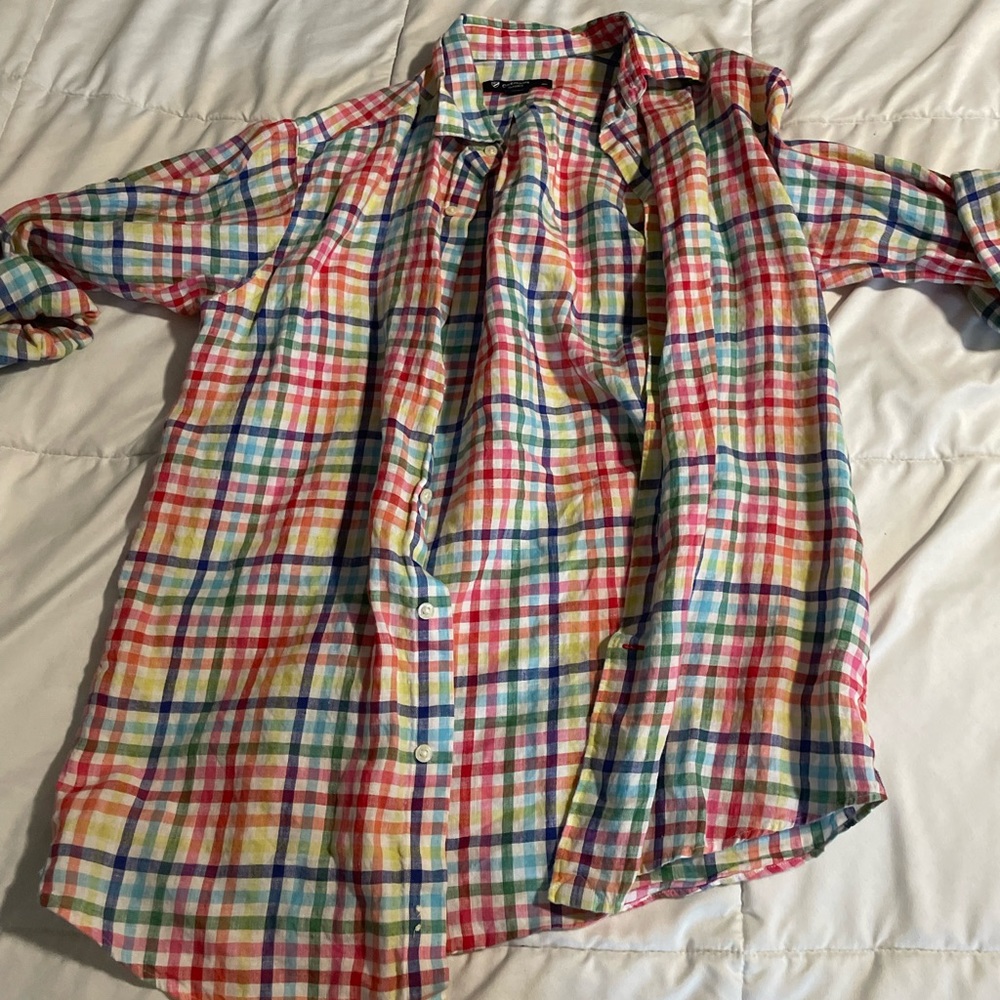 Cremieux oversized button down shirt